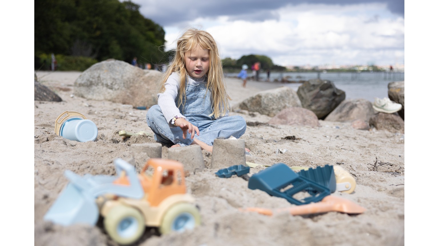 BIO sandsæt med køretøjer 62 dele